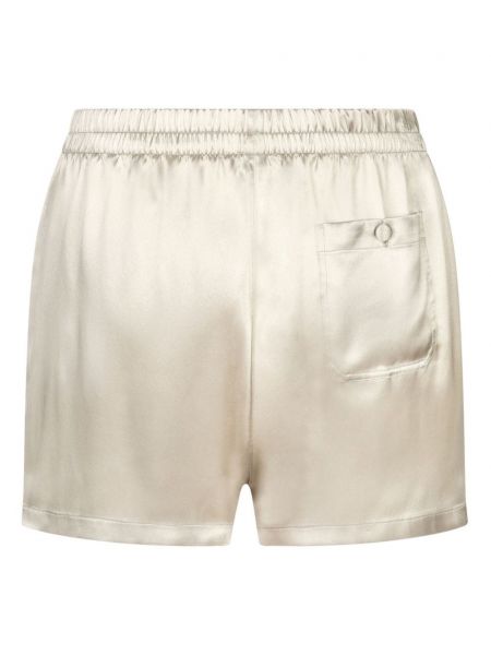 Seiden satin shorts Dolce & Gabbana beige