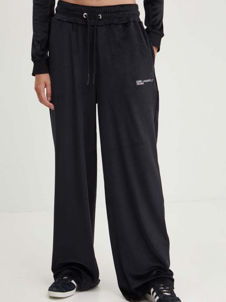 Spodnie 3/4 Karl Lagerfeld Jeans czarne