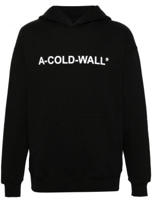 Hanorac cu glugă cu imagine A-cold-wall* negru