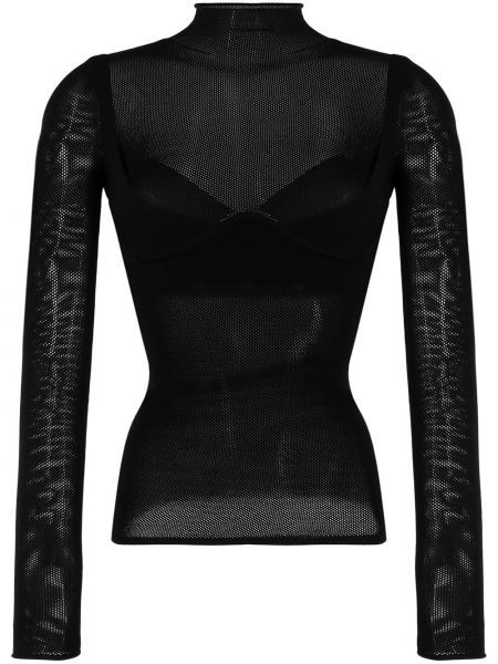 Top de malla Dion Lee negro