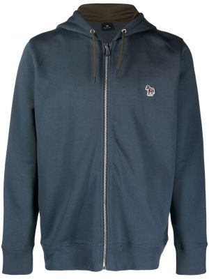 Blixtlås hoodie Ps Paul Smith blå