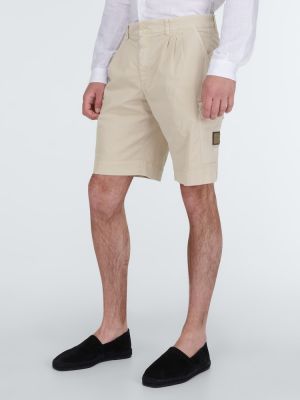 Pantalones cortos cargo de algodón Dolce&gabbana beige