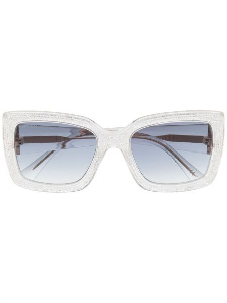 Gafas de sol oversized Jimmy Choo Eyewear blanco