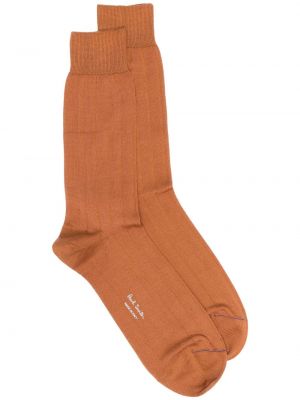 Чорапи с принт Paul Smith оранжево