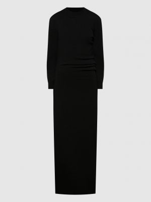 Длинное платье Loro Piana черное