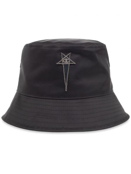 Chapeau de seau Rick Owens X Champion noir