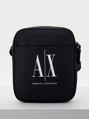 Черная сумка через плечо Armani Exchange