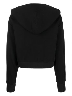 Kapučdžemperis ar rāvējslēdzēju Calvin Klein Jeans melns