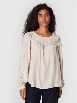 Bluse Comma beige
