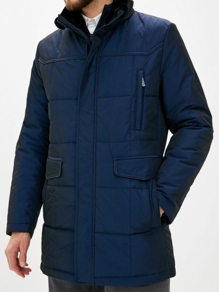 Синяя утепленная куртка Bazioni