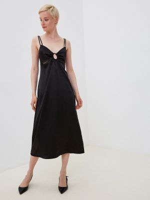 Платье в бельевом стиле W.sharvel черное