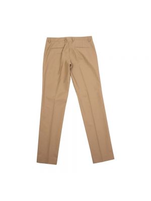 Pantalones chinos de algodón Lardini beige