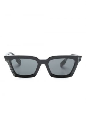 Kostkované sluneční brýle Burberry Eyewear černé