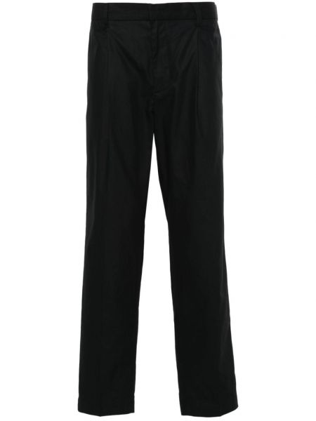 Pantaloni plisate Emporio Armani negru