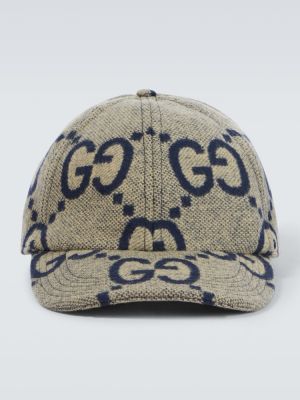 Cappello con visiera di lana Gucci
