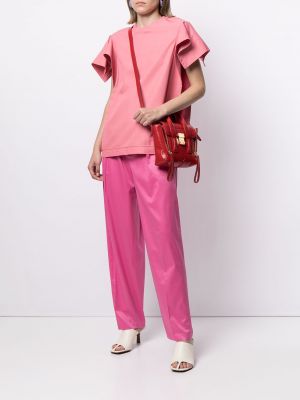 Camiseta de cuello redondo 3.1 Phillip Lim rosa