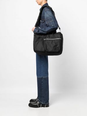 Oversize shopper handtasche Sacai schwarz