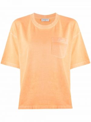 Camiseta de cuello redondo Sandro Paris naranja