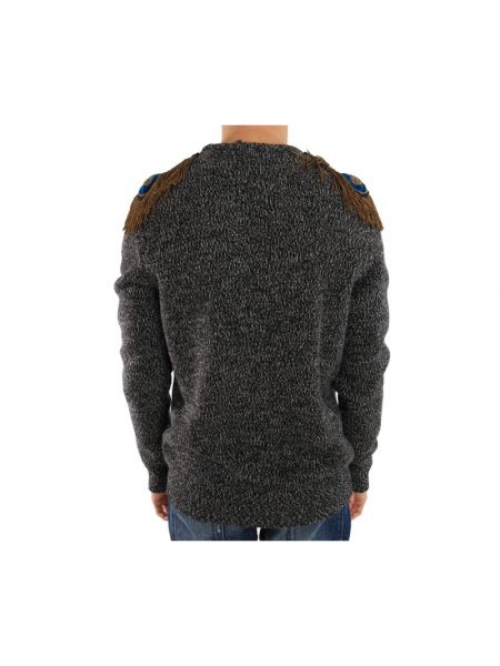Jersey de lana de cachemir de tela jersey Dolce & Gabbana gris