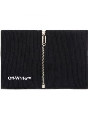 Brodert skjerf Off-white