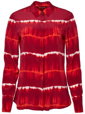 Camicia con stampa tie-dye Altuzarra rosso
