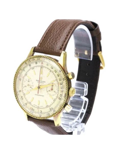 Zegarek chronograf ze stali chirurgicznej Breitling Pre-owned srebrny