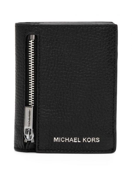 Δερμάτινος πορτοφόλι Michael Kors μαύρο