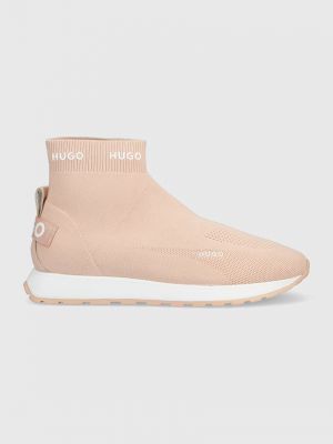 Sneakers boty HUGO Icelin béžová barva, 50485640