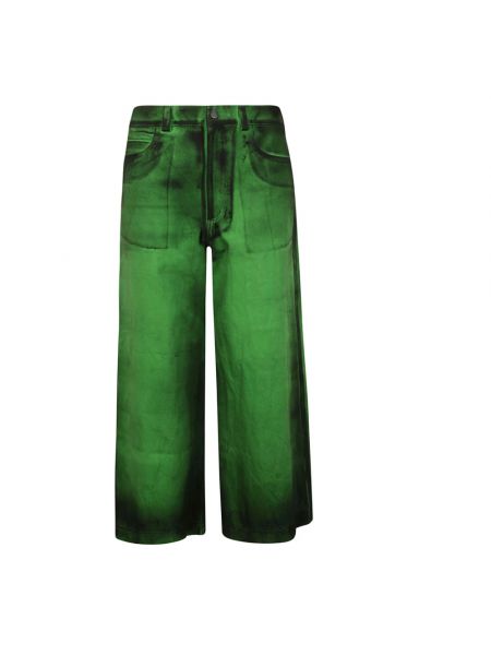 Proste jeansy Melitta Baumeister zielone