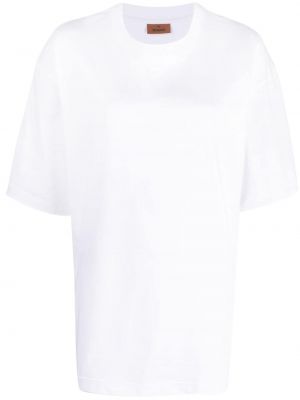 Koszulka z nadrukiem z okrągłym dekoltem Missoni biała