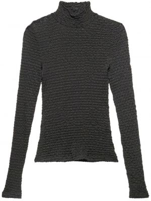 Мрежест пуловер Frame черно