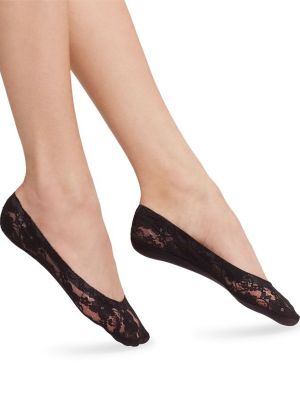 Кружевные носки Hue черные