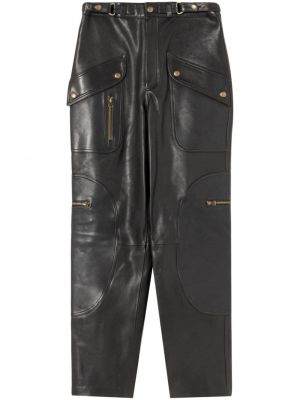 Δερμάτινο παντελόνι Re/done μαύρο