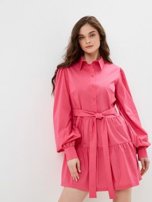 Платье-рубашка Trendyangel розовое