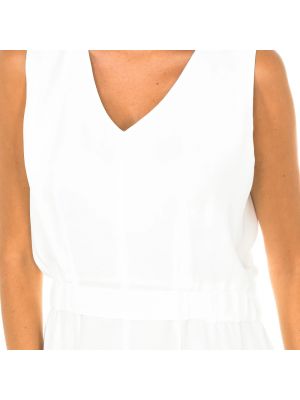 Sukienka mini bez rękawów Armani Jeans biała