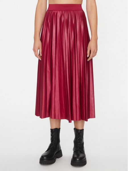 Красная плиссированная юбка Vila