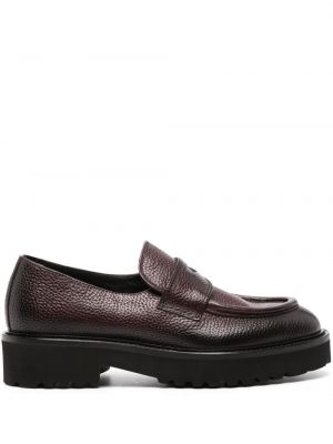 Pantofi loafer din piele Doucal's violet