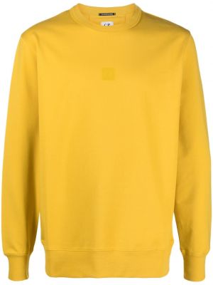 Sweatshirt aus baumwoll mit print C.p. Company gelb