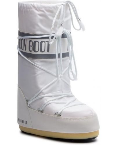 Klasický nylonové snehule Moon Boot biela