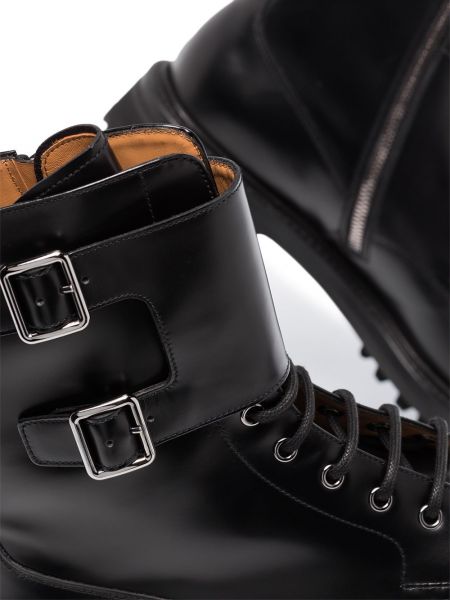 Nėriniuotos derby batai su raišteliais Church's juoda