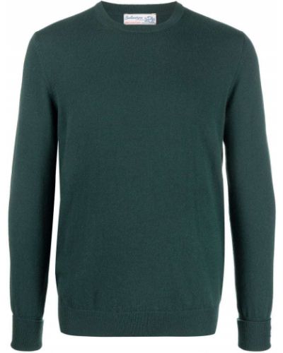 Jersey de cachemir de tela jersey con estampado de cachemira Ballantyne verde