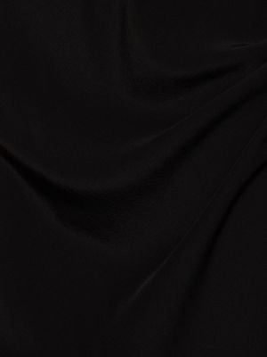 Hedvábné midi sukně Matteau černé