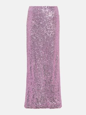 Flitrovaná dlhá sukňa Tom Ford čierna