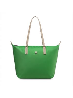 Τσάντα shopper Tommy Hilfiger πράσινο