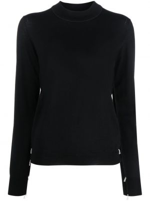 Вълнен пуловер Maison Margiela черно
