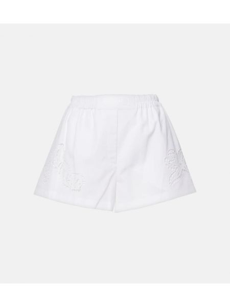 Bomull shorts Versace hvit