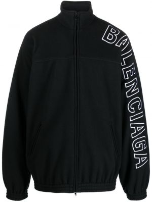Jacke mit print Balenciaga schwarz