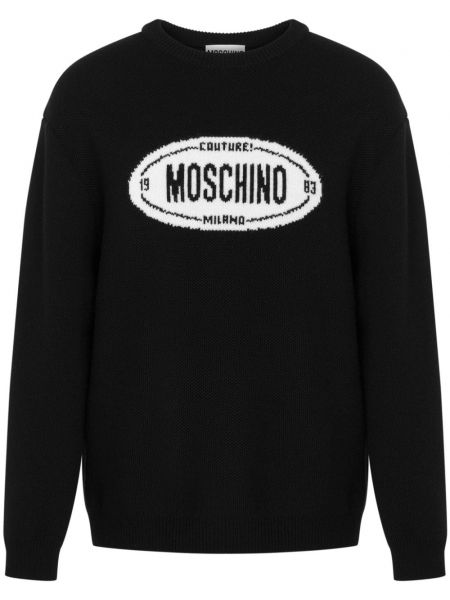 Pulover lung de lână Moschino