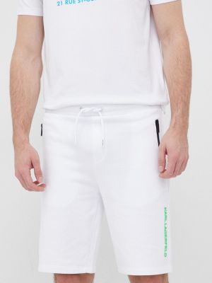 Karl Lagerfeld rövidnadrág fehér, férfi