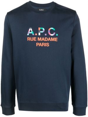 Sweatshirt A.p.c. blå